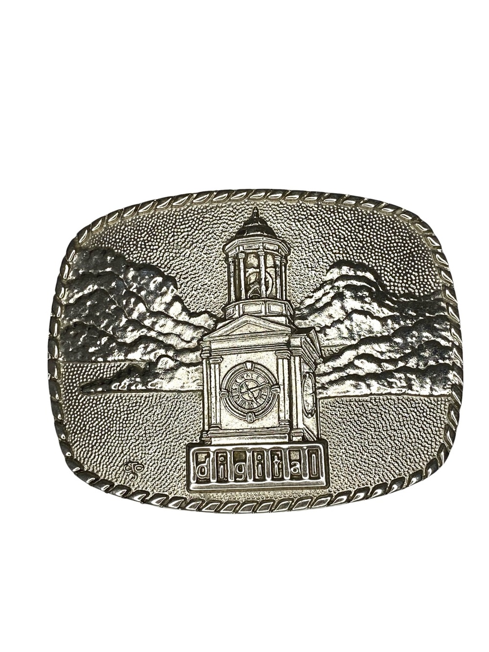 O.C. Tanner Vintage 80s Digital Equipment Corporation Clock Tower Belt Buckle